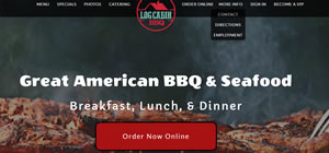 log cabin bbq