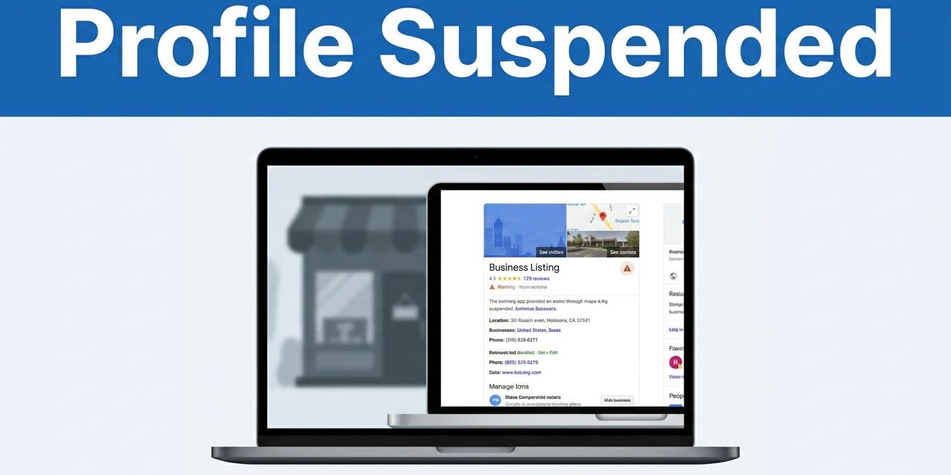 Google Business Profile Warning Google Business Profile Suspended? What I Check First