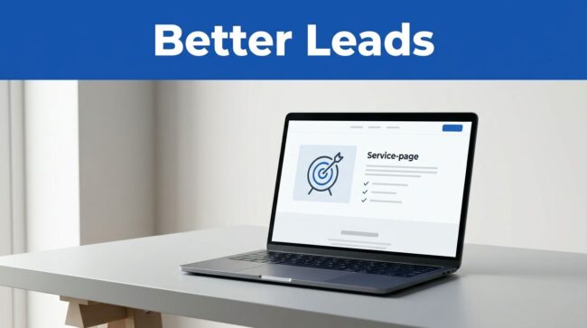 Modern Service Page Workspace How I Write Service Pages That Bring Better Leads