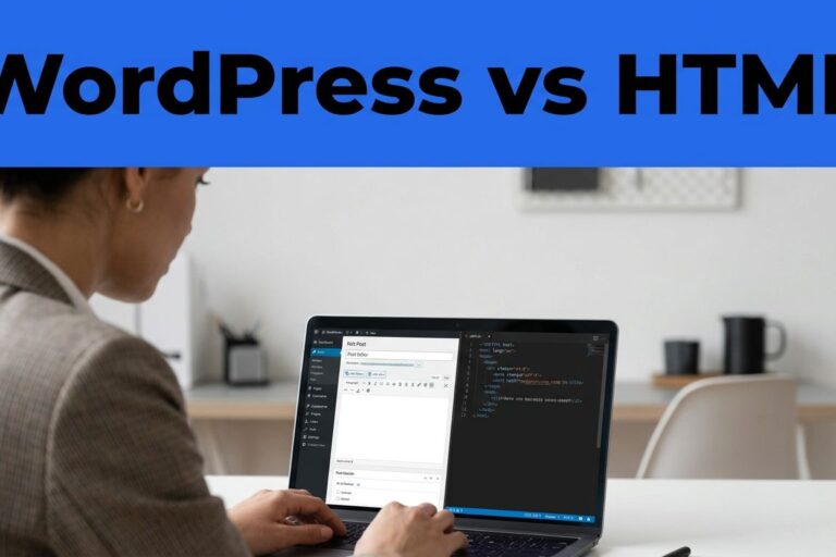 WordPress vs HTML for Small Business Owners: What I Would Choose and Why