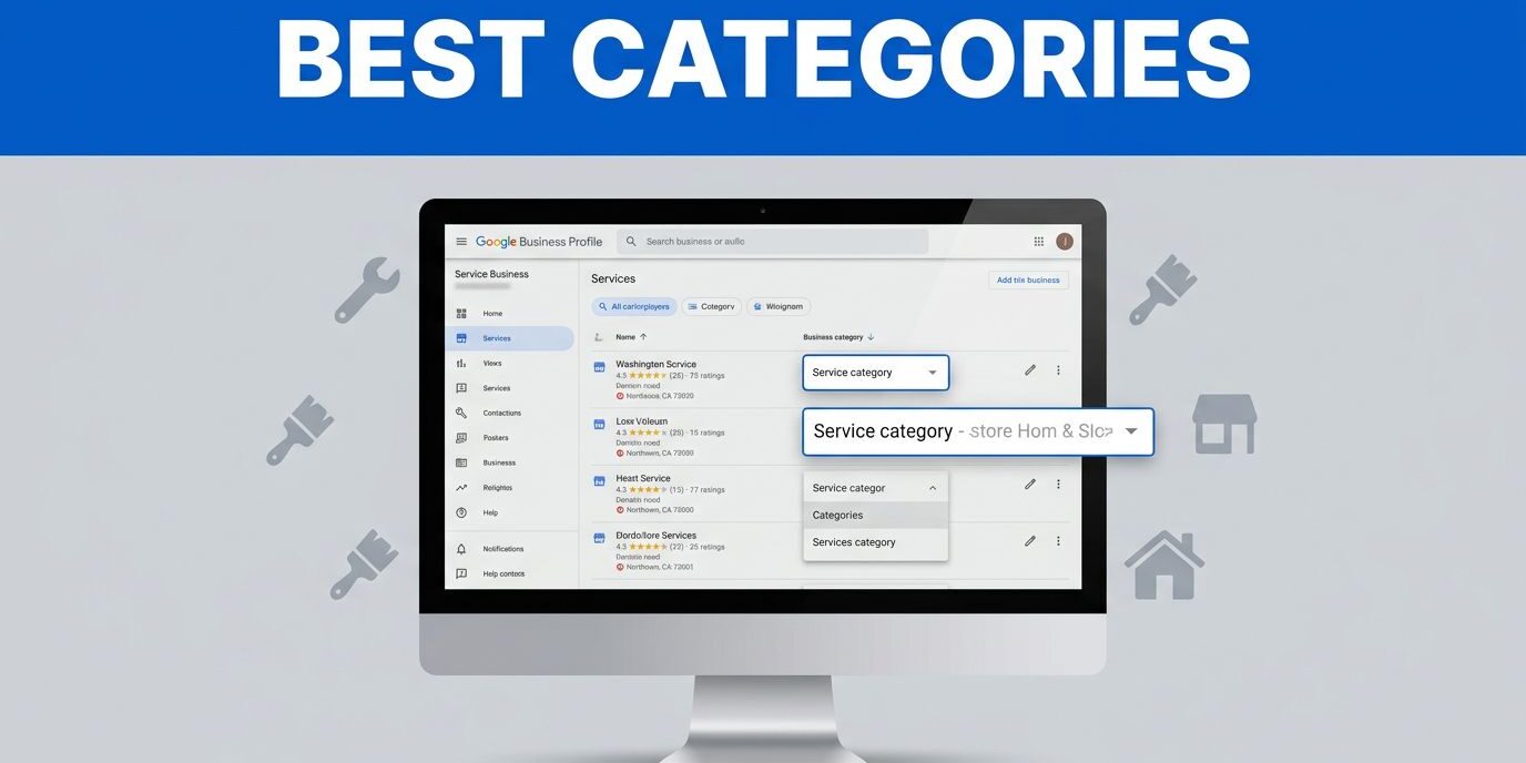 Google Business Category Selection Best Google Business Categories for Service Businesses