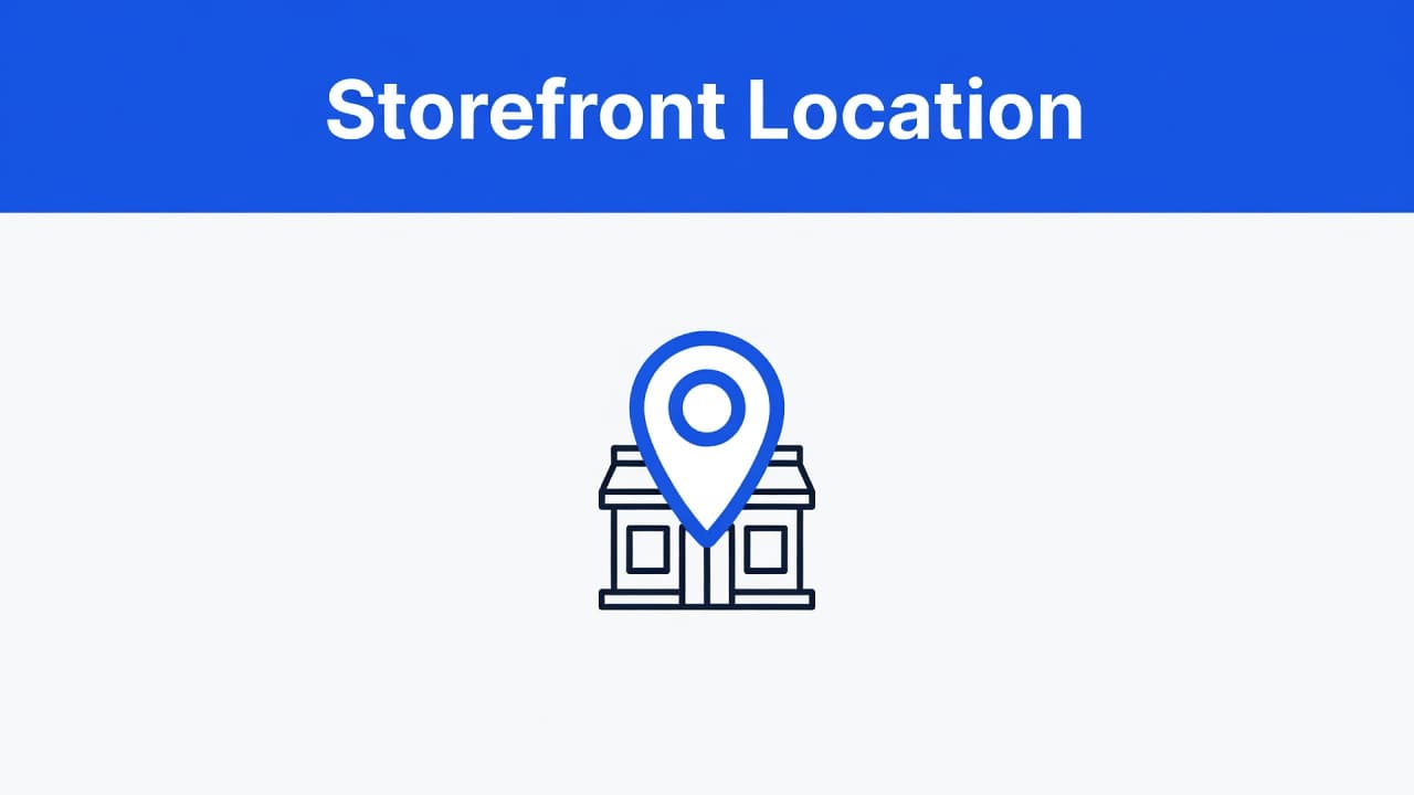 service area pages vs location pages storefront local business illustration
