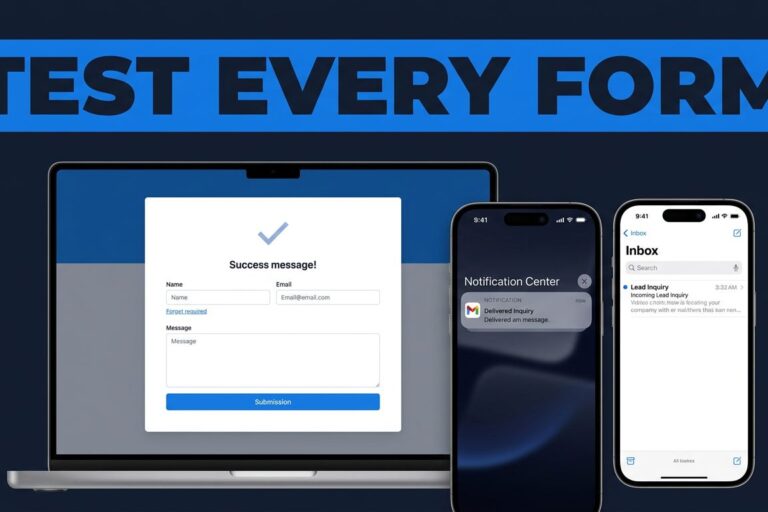 Contact Form Testing That Stops Lost Service Leads
