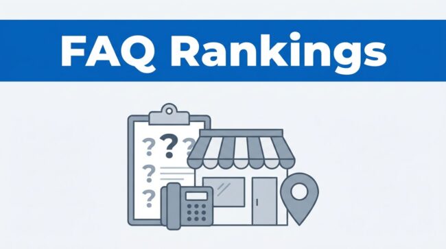 Local Service FAQ Ranking Graphic FAQ Pages That Help Local Service Companies Rank