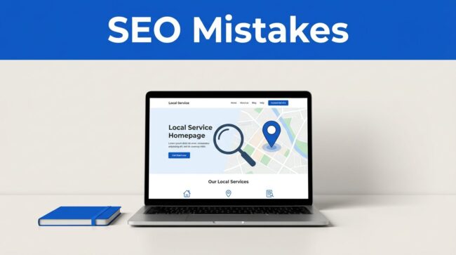 Professional SEO Workspace Setup Homepage SEO Mistakes That Cost Local Service Leads