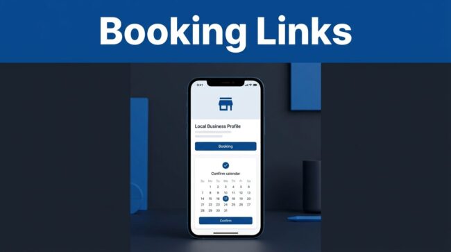 Google Business Booking Interface How to Add Booking Links to Your Google Business Profile