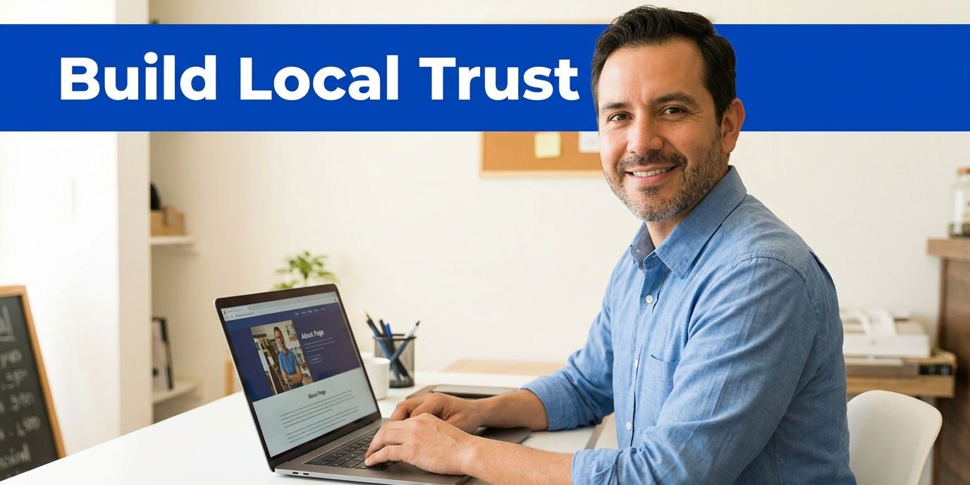 Local Business Owner Portrait How to Write a Local Business About Page That Builds Trust