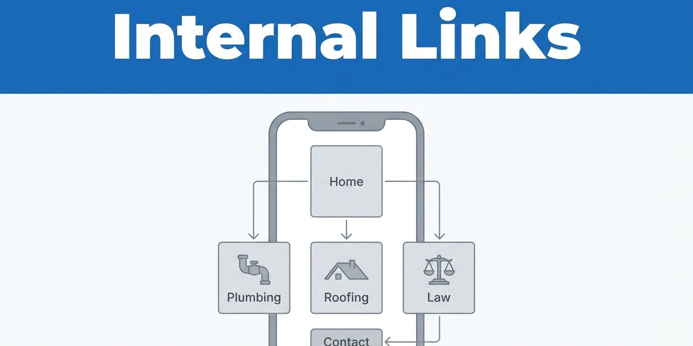 Internal Linking Strategy Illustration Internal Links That Help Local Service Sites Convert