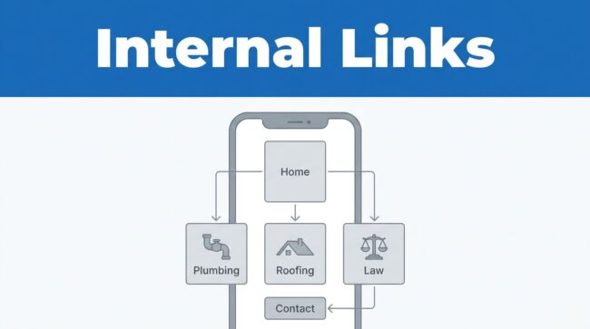 Internal Linking Strategy Illustration Internal Links That Help Local Service Sites Convert