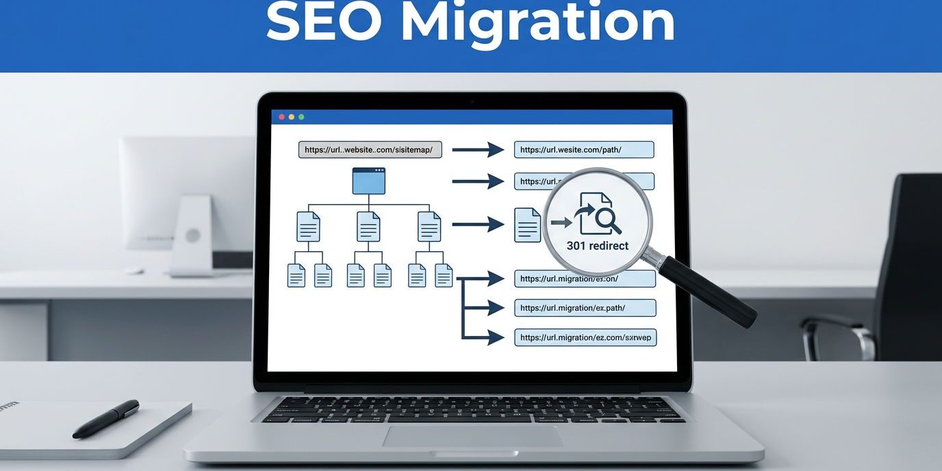 SEO Website Migration Infographic Website Migration SEO: Move Without Losing Traffic