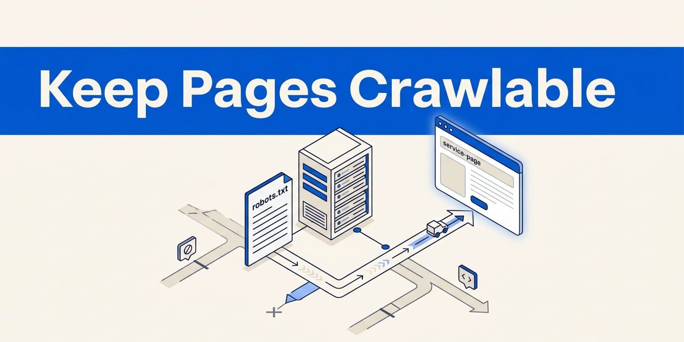 Featured Robotstxt Service Pages Keep Lead Pages Crawlable robots.txt service pages