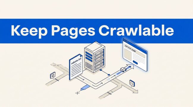 Featured Robotstxt Service Pages Keep Lead Pages Crawlable robots.txt service pages