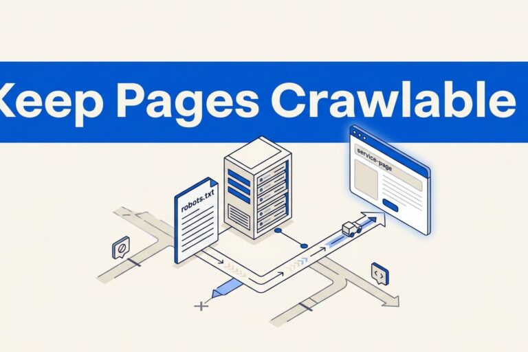 robots.txt service pages