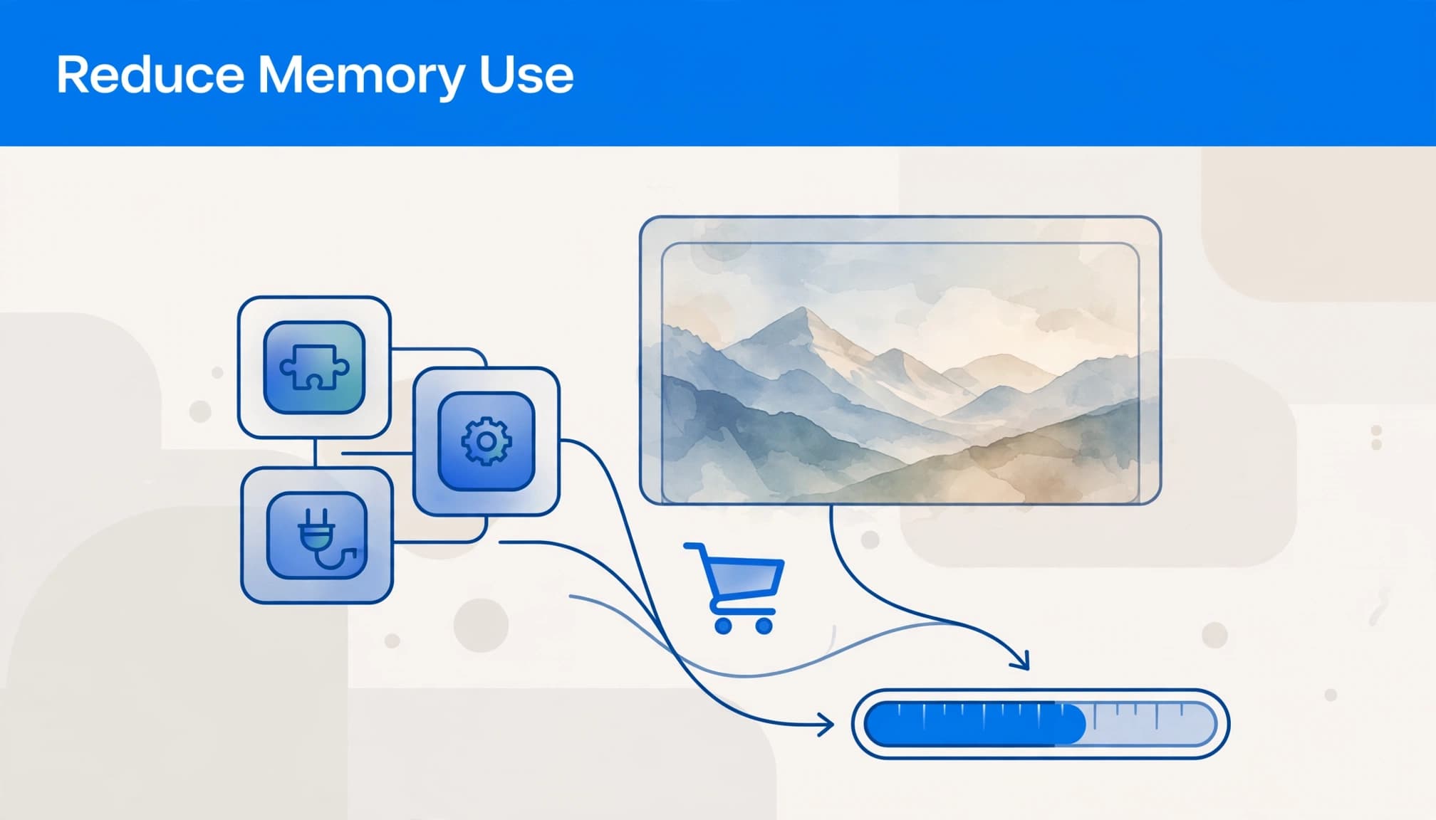 WordPress memory limit pressure illustrated by plugins, images, and shopping features